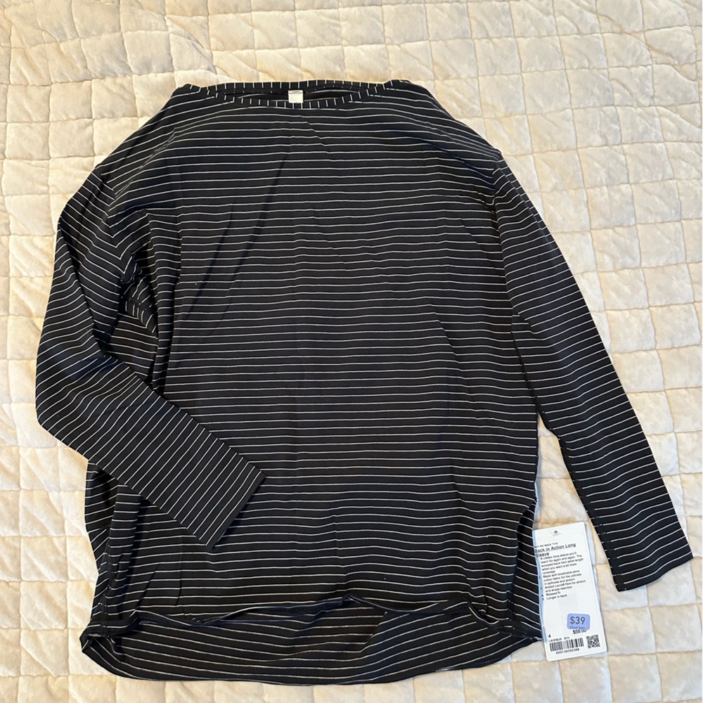 Lululemon Back In Action Long Sleeve Shirt